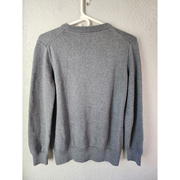 Crewcuts Gray Dinosaur Knit Sweater Kids Boys Size M - Picture 2 of 4